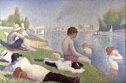 Georges Seurat Bathers at Asnieres (mk09) oil on canvas